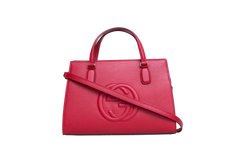 GUCCI SOHO SATCHEL BAG RED