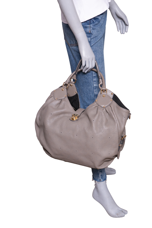 LV MAHINA LARGE HOBO GREY