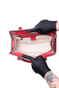 GUCCI SOHO SATCHEL BAG RED