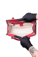 GUCCI SOHO SATCHEL BAG RED