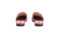 GUCCI MULE PRINCETOWN CHECK FABRIC SLIPPER
