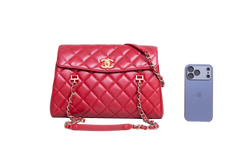 CHANEL MISIA CAMERA FLAP LAMBSKIN RED 2016