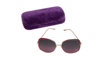 GUCCI ENDURA RED SQUARE FRAME