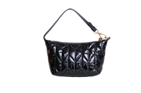 MIU MIU SPIRIT CIRÉ QUILTED PATENT BLACK