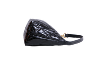 MIU MIU SPIRIT CIRÉ QUILTED PATENT BLACK