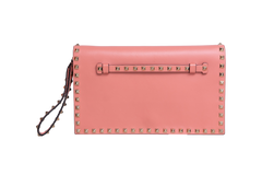 VALENTINO CLUTCH ROCKSTUD ROSE