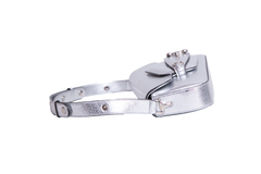 GUCCI HORSEBIT ASYMMETRIC SMALL METALLIC SILVER