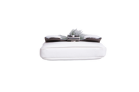 FENDI BAGUETTE MICRO MONSTER LEATHER WHITE