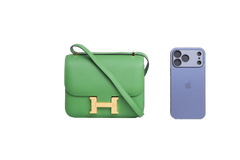 HERMÈS MINI CONSTANCE 18 EPSOM VERT YUCCA GOLD HDWR