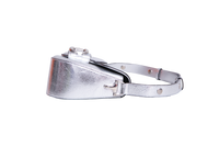GUCCI HORSEBIT ASYMMETRIC SMALL METALLIC SILVER