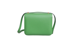 HERMÈS MINI CONSTANCE 18 EPSOM VERT YUCCA GOLD HDWR