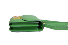 HERMÈS MINI CONSTANCE 18 EPSOM VERT YUCCA GOLD HDWR