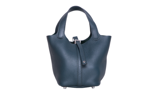 HERMÈS PICOTIN 18 LOCK CLEMENCE VERT CYPRESS GOLD HDWR