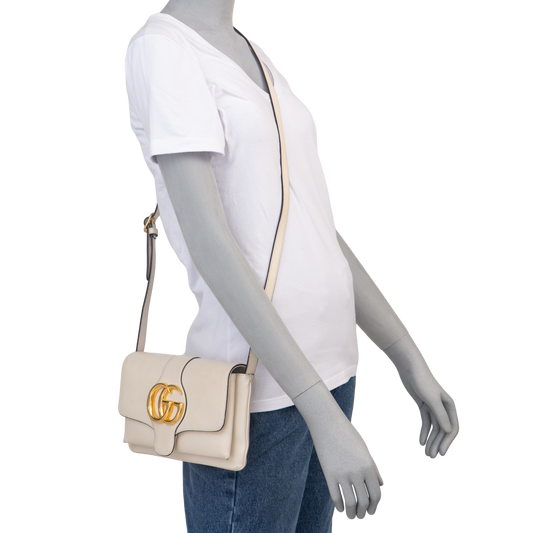 GUCCI ARLI SMALL SHOULDER BAG WHITE