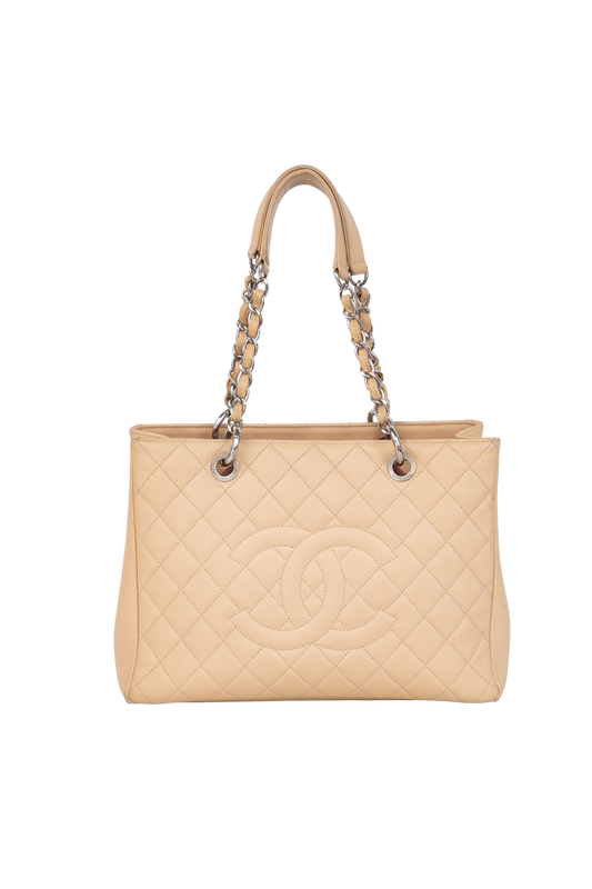 CHANEL GST CAVIAR BEIGE