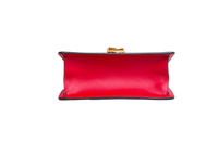 GUCCI SYLVIE SMALL WEB LEATHER RED