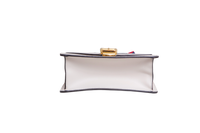 GUCCI SYLVIE SMALL WEB LEATHER WHITE