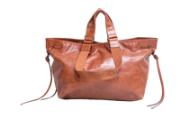 ISABEL MARANT WARDY TOTE BAG LARGE LEATHER BROWN