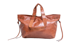 ISABEL MARANT WARDY TOTE BAG LARGE LEATHER BROWN