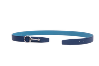 HERMÈS BELT BUCKLE CASAQUE & REVERSIBLE NEW BLEU JEAN/BLEU NAVY