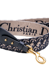 DIOR ALÇA ADJUSTABLE RING BLUE OBLIQUE JACQUARD