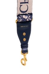 DIOR ALÇA ADJUSTABLE RING BLUE OBLIQUE JACQUARD