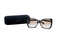 GUCCI OVERSIZE SQUARE ACETATE BLACK