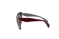 PRADA CATEYE SYMBOLE ACETATE BURGUNDY GRADIENT
