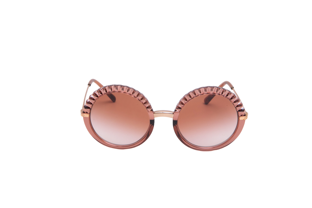 DG ROUND METAL GOLD/ROSE