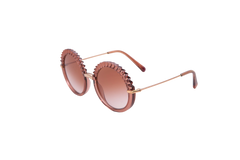 DG ROUND METAL GOLD/ROSE