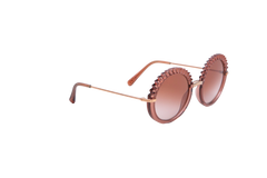 DG ROUND METAL GOLD/ROSE