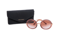 DG ROUND METAL GOLD/ROSE