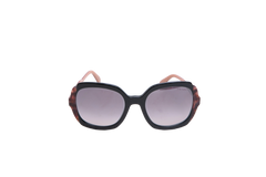 PRADA SQUARE HERITAGE ACETATE BLACK/BURGUNDY