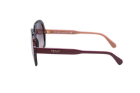 PRADA SQUARE HERITAGE ACETATE BLACK/BURGUNDY