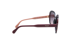 PRADA SQUARE HERITAGE ACETATE BLACK/BURGUNDY