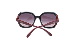 PRADA SQUARE HERITAGE ACETATE BLACK/BURGUNDY