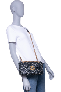 GUCCI X BALENCIAGA THE HACKER PROJECT GG MARMONT BLACK SMALL