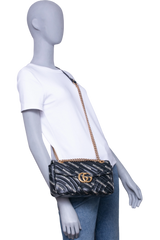 GUCCI X BALENCIAGA THE HACKER PROJECT GG MARMONT BLACK SMALL