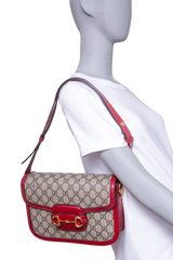 GUCCI HORSEBIT 1955 GG SUPREME RED