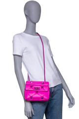 VALENTINO ROMAN STUD SMALL TOP HANDLE PINK
