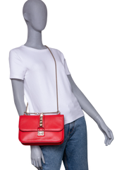 VALENTINO GLAM LOCK LARGE RED