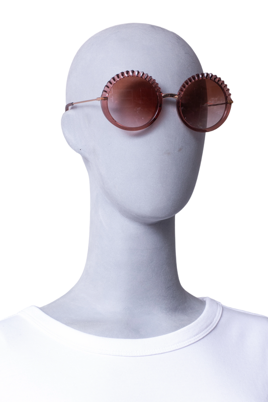 DG ROUND METAL GOLD/ROSE