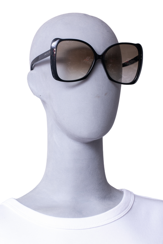 GUCCI OVERSIZE SQUARE ACETATE BLACK