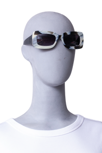 BURBERRY RECTANGLE ASTRID IVORY HORN