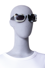 BURBERRY RECTANGLE ASTRID IVORY HORN