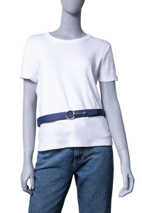 HERMÈS BELT BUCKLE CASAQUE & REVERSIBLE NEW BLEU JEAN/BLEU NAVY