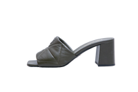 PRADA MULE QUILTED GREEN