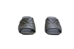 PRADA MULE QUILTED GREEN