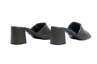 PRADA MULE QUILTED GREEN