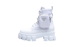 PRADA MONOLITH RE-NYLON WHITE - 35 1/2 BR